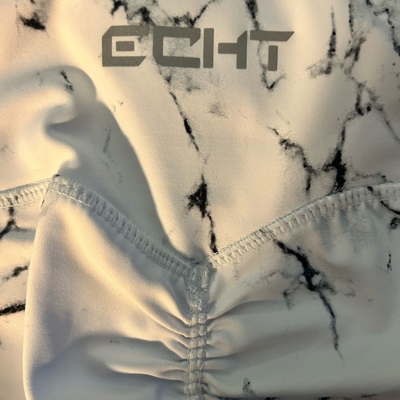 Echt cropped marble print high waist leggings sz M nwot 010 - Picture 5 of 5